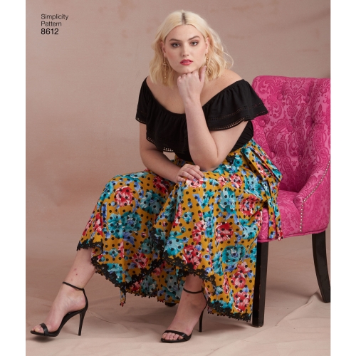 Naiste lihtsad hõlmikseelikud, autor Ashley Nell Tiption, Simplicity Pattern # 8612 