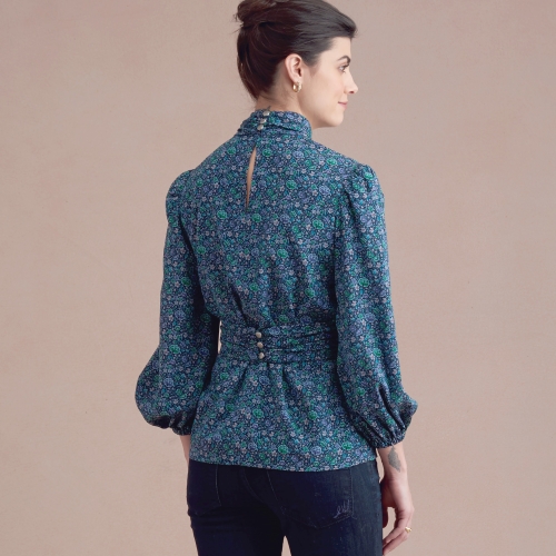 Naiste pluusid vestiga,Simplicity Pattern #S8948 