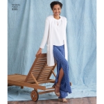 Women’s and Plus Size Trousers, Tunic or Top, and knit Cardigan, Simplicity Pattern #8393 