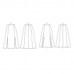 Выкройка: Misses` Skirt, Butterick B6772 