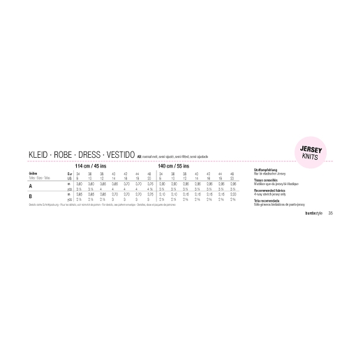 Платье Nr.34-46, Burda Style Nr.6455 