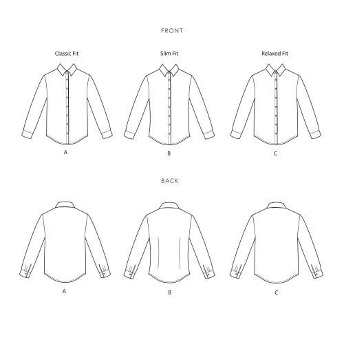 Laste ja teismeliste poiste särgid, Simplicity Pattern #S9056 