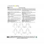 Выкройка: Misses` Top, Butterick B6711 