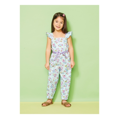 Ompelukaava BUTTERICK B6907 CHILD ROMPER, JUMPSUIT 