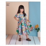 Child`s Dresses, Sizes: A (3-4-5-6-7-8), Simplicity Pattern #S8851 