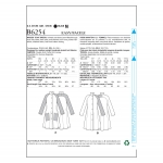 Выкройка: Misses` Coat Dress, Butterick B6254 
