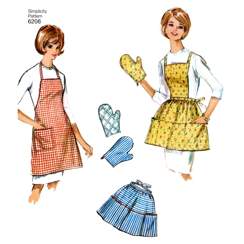Vintage kingid ja aksessuaarid, Simplicity Pattern #6206 