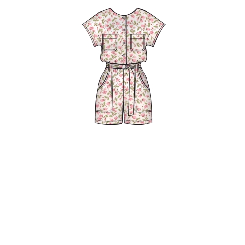 Naiste kombinesoon, kleidid, ja vöö, Simplicity Pattern #S8907 