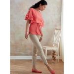 Ompelukaavat: Misses` Top and Sash, Butterick B6685 