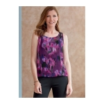 Выкройка: Misses` & Misses` Petite Scoop-neck Tops, A (XS-S-M-L-XL), Butterick, B6797A 
