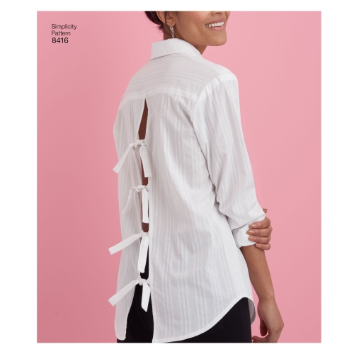 Naiste särk seljavariatsioonidega, Simplicity Pattern # 8416 