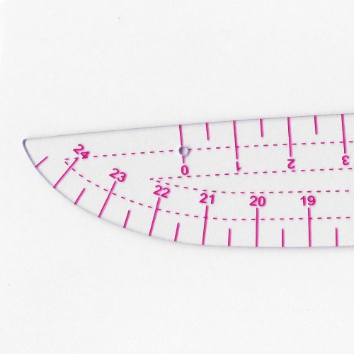 Painduv, läbipaistev plastlekaal (nn komakujuline), 30,5 cm, 3231 