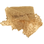 Tüllile viskoosniidiga tikitud pits 19 cm 