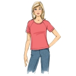 Выкройка: Misses`, sizes: Woman Top, Butterick B6690 