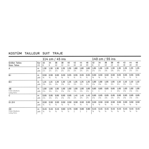 Kostüüm, Art. 7307 