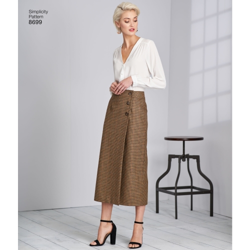 Naiste hõlmikseelikud pikkusevariatsioonidega, Simplicity Pattern #8699 