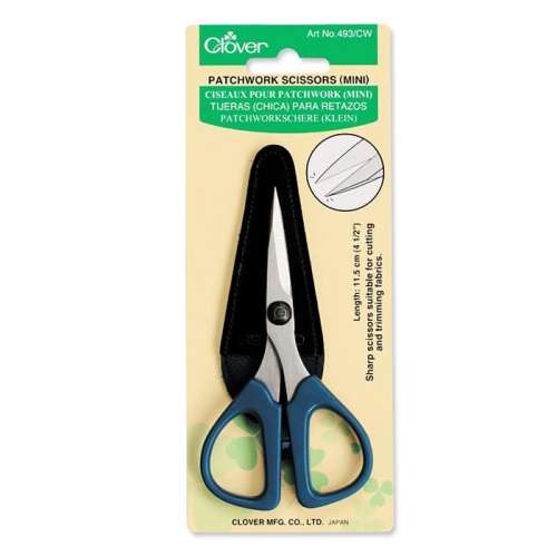 Terava täpse otsaga käärid, 11,5 cm, Clover (Jaapan), 493-CW 