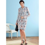 Выкройка: Misses` Jacket, Dress, Top, Skirt & Pants, Butterick B6738 