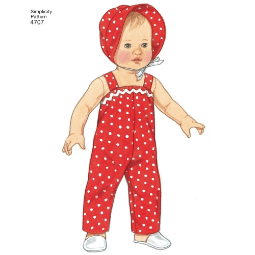 Nukuriided, suurused: A (S,M,L), Simplicity Pattern #4707 