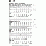 Naiste kleidid kahes pikkuses astmelisusvariatsiooniga, Simplicity Pattern #S S9103 