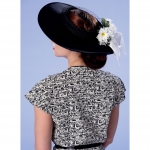 Выкройка: Misses` Button-Front, Flutter Sleeve Dresses and Sun Hat, Butterick B6363 