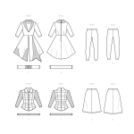 Швейные выкройки Simplicity S9345 Girls` Costumes, A (7-8-10-12-14) 