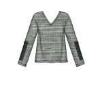 Naiste trikoo sviiter-topid variatsioonidega, Simplicity Pattern #S8950 