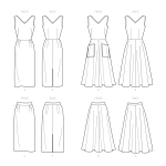 Simplicity lõikekomplekt S9449 Misses` Dress, Jumper and Skirts 