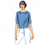 Выкройка: Misses` Top, Butterick B6175 