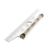 Transparent Plastic Multi-purpose Rolling Ruler, 30 cm, Kearing MPR30 