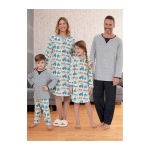Выкройка: Misses`, Men`s, Children`s, Boys`, Girls` Top, Tunic and Pants, A (XS-S-M-L (Children) / S-M-L-XL (Misses, Men)), Butterick, B6867A 