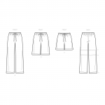 Unisex magamisriietus, suurused: A (XS - L / XS - XL), Simplicity Pattern #S9127 