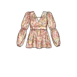 Simplicity Sewing Pattern Misses` Tops, SS9545 