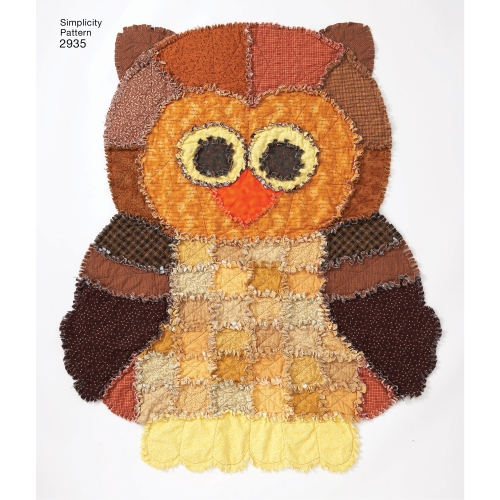 Aastehnikas (Rag-Rug) vaip-tekid, Simplicity Pattern #2935 