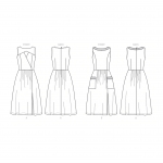Выкройка: Misses` & Misses` Petite Dress, Butterick B6761 