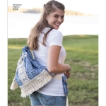 Festival Bags in Four Sizes: OS (ONE SIZE), Simplicity Pattern #8356 