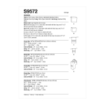 Simplicity Sewing Pattern Organizers, SS9572OS (One Size Only) 