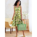 Ompelukaavat: Misses` Dress, Sash and Bag, Butterick B6674 