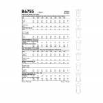 Ompelukaavat: Misses` Asymmetrical-Detail Tunics, Butterick B6755 