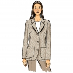 Выкройка: Misses`, sizes: Misses` Petite Jacket, Butterick B5926 