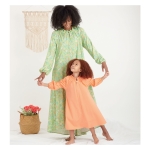 Simplicity Sewing Pattern S9462 Children`s and Misses` Lounge Dress 