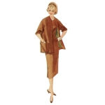 Naiste vintage kleidid ja voodriga mantlid, Simplicity Pattern #S8980 