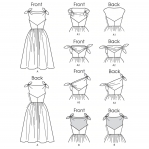 Ompelukaavat: Misses` Dress, Butterick B5708 