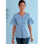 Выкройка: Misses` Top, Butterick B6732 