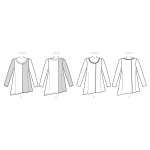Выкройка: Misses` Tunic, Butterick B6633 