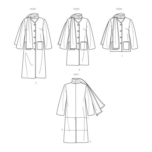 Simplicity lõikekomplekt S9686 WOMENS` COAT AND JACKET 