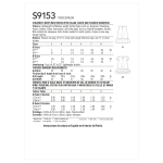 Laste tilk-taljega kleit, suurused: A (3-4-5-6-7-8), Simplicity Pattern #S S9153 