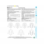 Выкройка: Misses` Top with Pleat and Options, Butterick B6517 