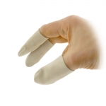 Leather finger protectors, finger covers 