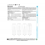 Выкройка: Misses` Pants, Butterick B6668 